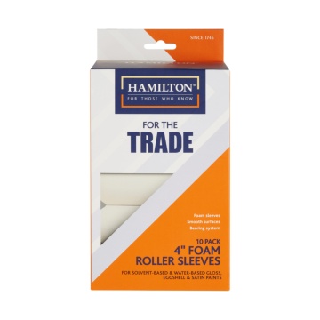 Hamilton For The Trade 100mm (4") Mini Foam Sleeves Pack of 10