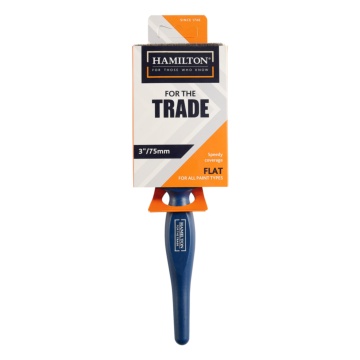 Hamilton For the Trade Plastic Handle 75mm (3") Paint Brush 