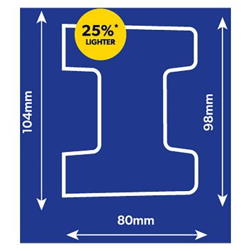 Supreme Pro Slotted Intermediate Concrete Post 2440mm