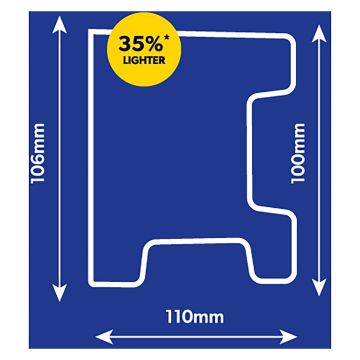 Supreme Pro Slotted Concrete Corner Post 2440mm