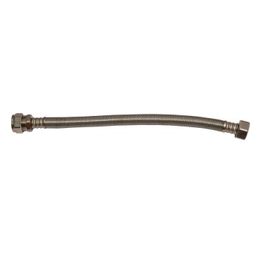 Flexible Tap Connector 15mm x ½" x 300mm (9.5mm Bore)