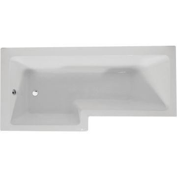 Blok 1700mm L Shape Left Hand Shower Bath