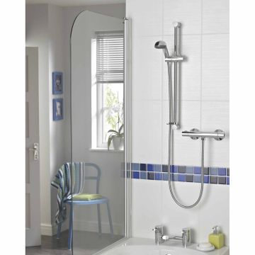Bristan Zing Cool Touch Thermostatic Bar Shower Mixer With Kit