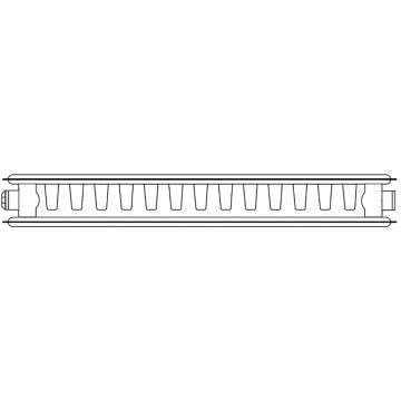 Type 21 Double + Radiator 600 x 500mm (2371 BTUs)