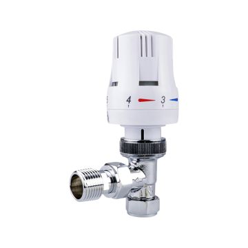 Chrome & White 15mm Europa 3 Angled TRV