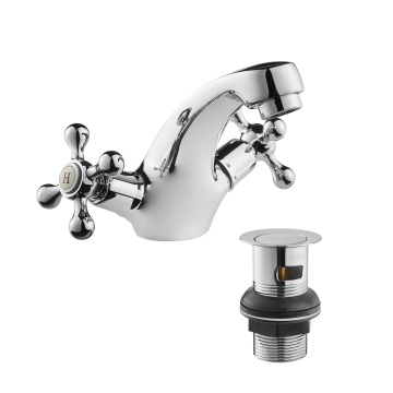 Deva Verona Mono Basin Mixer Tap with Waste