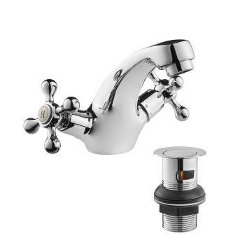 Deva Verona Mono Basin Mixer Tap with Waste