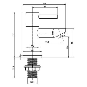 Deva Innsbruck Bath Taps (Pair)