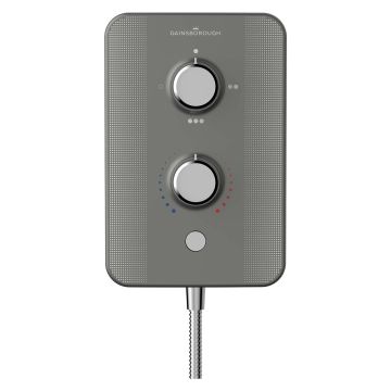 Gainsborough Slim Duo Titan Grey Electric Shower 8.5kW