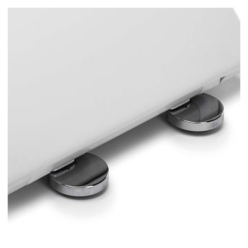 Croydex Eyre Flexi Fix Soft Close D-Shape Toilet Seat