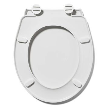 Croydex Vivara White Toilet Seat