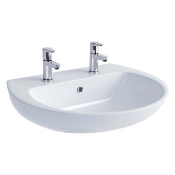 Lecico Atlas 2 Tap Hole Basin 500 x 426mm