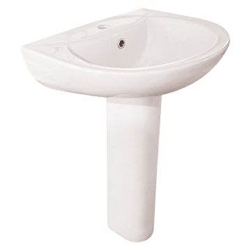 Pimlico 1 Tap Hole 530mm Basin & Pedestal Pack