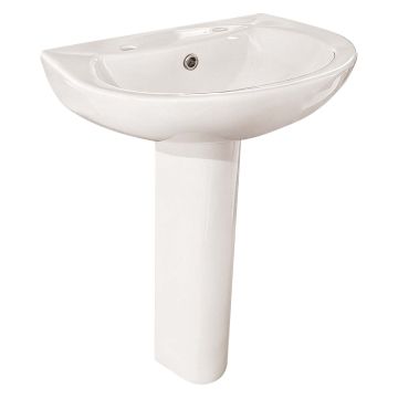 Pimlico 2 Tap Hole 530mm Basin & Pedestal Pack