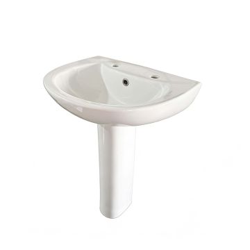 Pimlico 2 Tap Hole 530mm Basin & Pedestal Pack