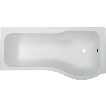 Luxury P Shape Right Hand Shower Bath 1700mm
