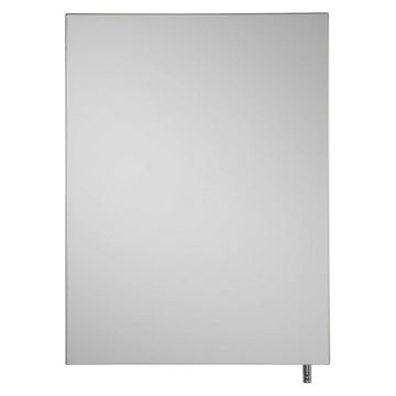 Croydex Avon Stainless Steel Single Mirror Door Bathroom Cabinet