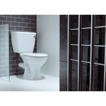 Lecico Atlas Close Coupled Toilet Cistern with Lever Handle