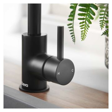 Deva Turin Black Mono Mixer Tap