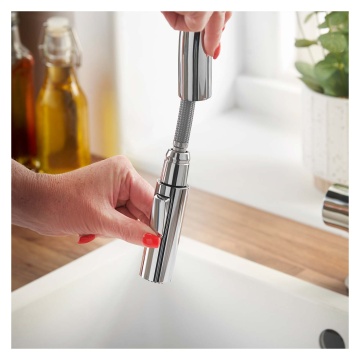 Deva Madrid Chrome Pull Out Mixer Tap