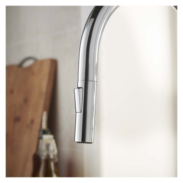 Deva Madrid Chrome Pull Out Mixer Tap