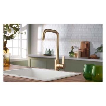 Deva Paris Brushed Brass Mono Mixer Tap