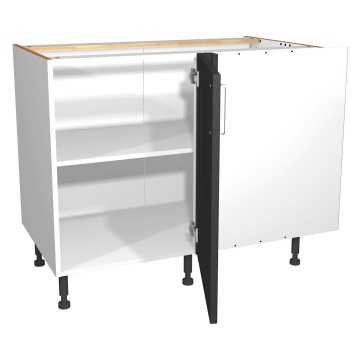 Verona Dark Grey 1000mm Corner Base Unit