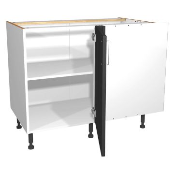 Verona Dark Grey 1000mm Corner Base Unit