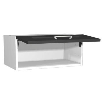 Verona Dark Grey 600mm Cooker Hood Unit