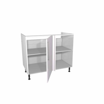 Paris White 1000mm Corner Base Unit