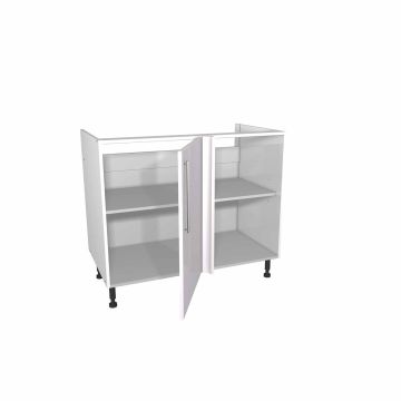 Paris White 1000mm Corner Base Unit