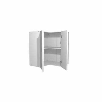 Paris White 635mm Corner Wall Unit