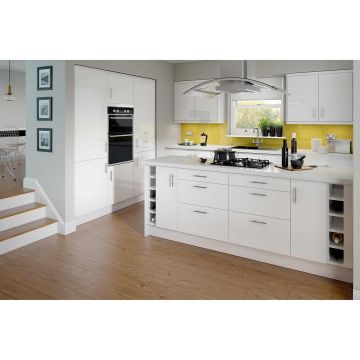 Paris White 635mm Corner Wall Unit