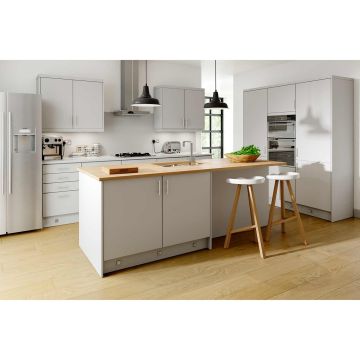 Paris Ultra Matt Grey 935mm Corner Base Unit Fascias Pack 2 of 2