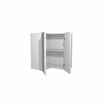 Paris Ultra Matt Grey 635mm Corner Wall Unit