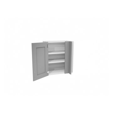 Verona Grey 600mm Straight Corner Wall Unit