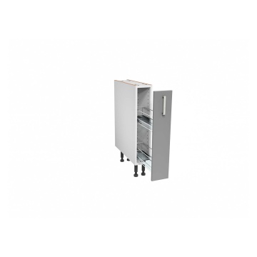 Verona Grey 150mm Pull Out Base Unit With Wirework