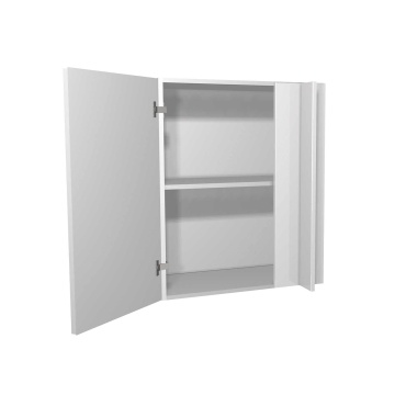 Paris White 600mm Straight Wall Unit