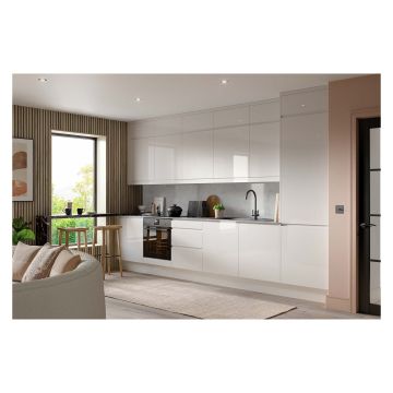 Capri White 600mm Straight Wall Unit