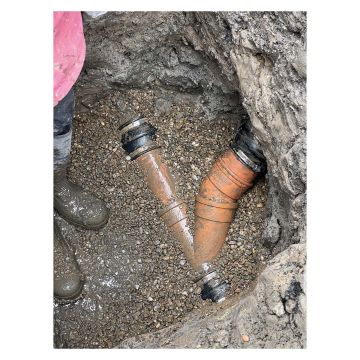 Fernco 150mm Clay to 160mm PVC Adaptor