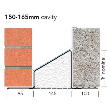 L1/S150 Steel Cavity Lintel