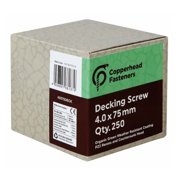 Copperhead Decking Screws 4 x 70mm Pack of 250
