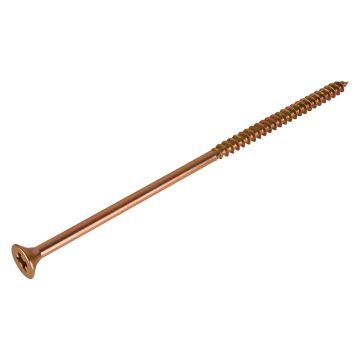 FIX-IT Single Thread Zinc & Yellow Woodscrews 6 x 150mm Pack of 50