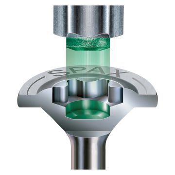 Spax Wirox Construction Screws 8 x 220mm Pack of 12