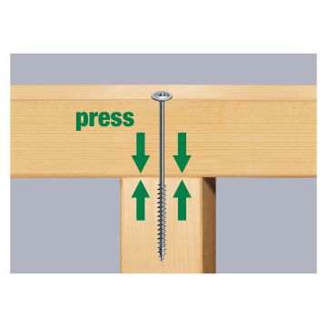 Spax Wirox Construction Screws 6 x 120mm Pack of 100