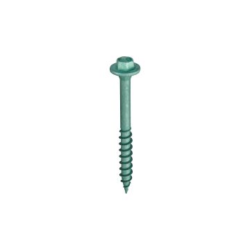 Timberdrive Green Screws 7 x 200mm Pack of 10