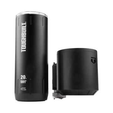 ToughBuilt® StackTech 600ml Tumbler + Cup Holder