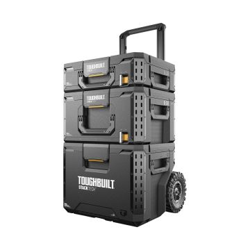 ToughBuilt StackTech 3-Piece Rolling Tool Box Set