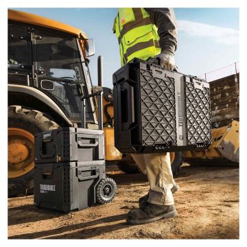 ToughBuilt StackTech 3-Piece Rolling Tool Box Set