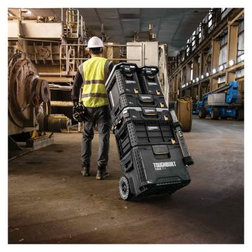 ToughBuilt StackTech 3-Piece Rolling Tool Box Set